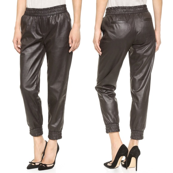 club monaco leather pants
